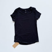 LETE Organic Bamboo Freedom T-Shirt | Black (w4)